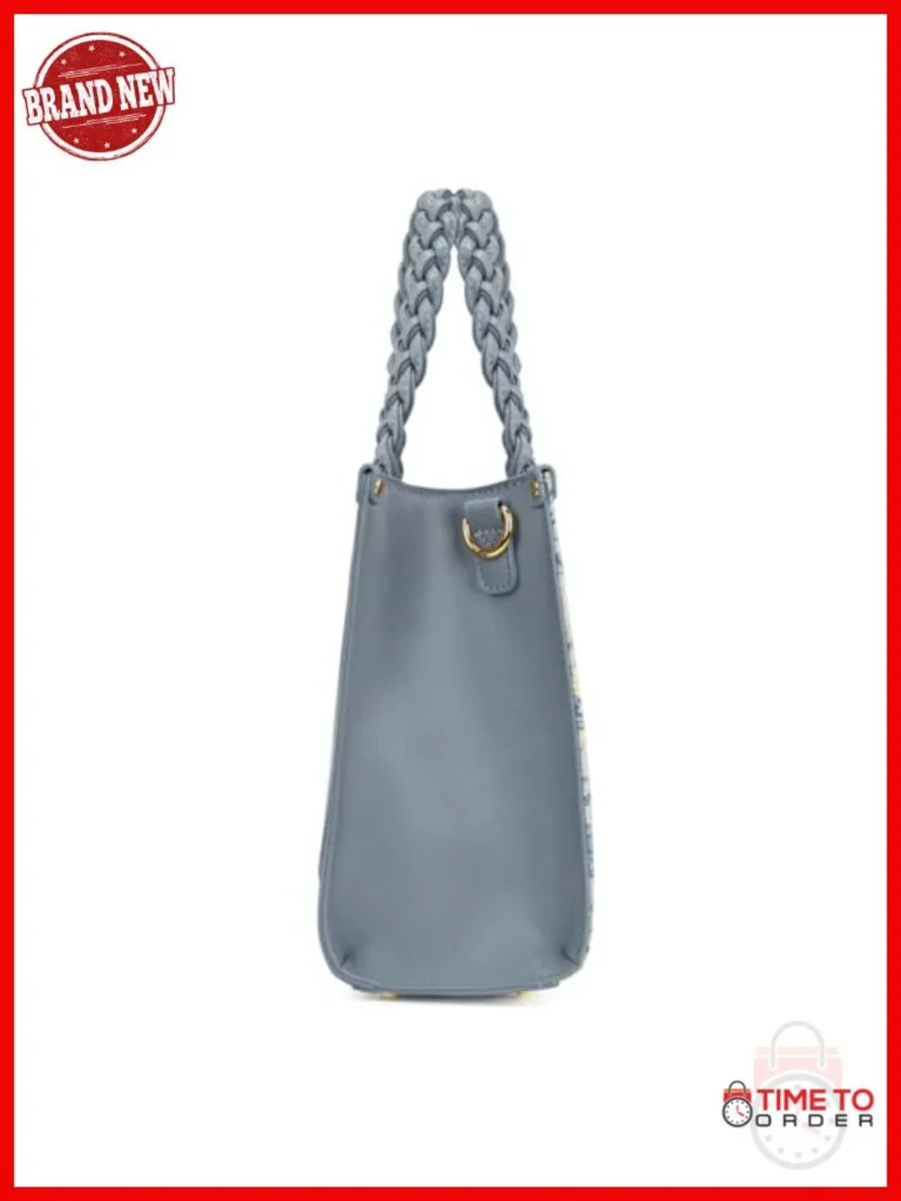 Faux Leather Floral Print Tote Bag with Detachable Shoulder Strap